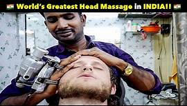 World's Greatest Head Massage in INDIA ONLY $2!! 🇮🇳