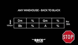 AMY WINEHOUSE - Back to black [CHORD PROGRESSION]