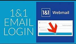 1and1 Email Login 2021: 1&1 Webmail Login | ionos.email.login Tutorial