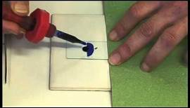 Preparing a microscope slide