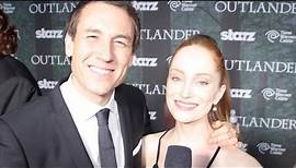 Tobias Menzies & Lotte Verbeek Interview - Outlander (Starz)