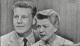 What's My Line? - Ozzie & Harriet Nelson; Hedda Hopper [panel] (May 27, 1956)