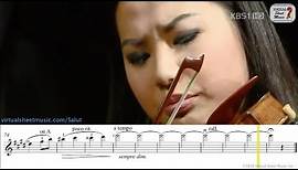 Sarah Chang - Salut d'amour, Op.12 - Elgar - Sheet Music Play Along