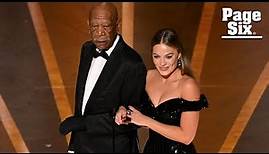 Morgan Freeman wears glove on left hand to Oscars 2023 — here’s why | Page Six Celebrity News