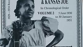 Memphis Minnie & Kansas Joe - 1929-1934 Recordings In Chronological Order Volume 2 (5 June 1930 To 30 January 1931)