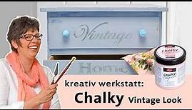 Tutorial: selfmade Shabby Chic mit Chalky Vintage Look