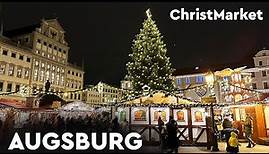 CHRISTMAS MARKET AUGSBURG Bavaria Germany Der Augsburger Christkindlesmarkt 2022 Rathausplatz Moritz