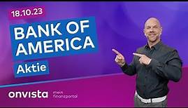 18.10.23 Bank of America Aktie