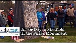Arbor Day in Sheffield, MA at Shays Rebellion Monument