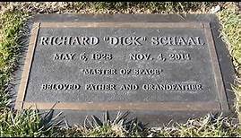 Actor Richard 'Dick' Schaal Grave Forest Lawn Memorial Park Los Angeles California US March 18, 2021