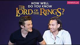 The Lord of the Rings: The Rings of Power Cast play the LOTR Quiz I Robert Aramayo I Maxim Baldry