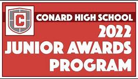 Conard High School Junior Awards - May 12, 2022