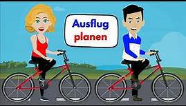 Deutsch lernen | Prüfung B1 ( Telc & DTZ & ÖSD ) Gemeinsam etwas planen | Ausflug planen 🚴‍♂️