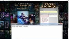 How to Fix if signup Failed League of Legends