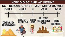 How Did BC and AD Begin