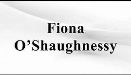 Fiona O’Shaughnessy