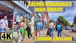 Ealing Broadway High Street walking tour | London Borough of Ealing | London, England UK | 4K