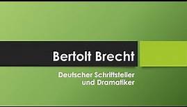 Bertolt Brecht einfach und kurz erklärt