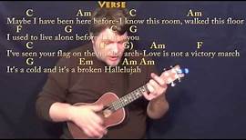 Hallelujah (Rufus Wainwright) Ukulele Cover Lesson with Chords/Lyrics