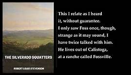 The Silverado Squatters ❤️ By Robert Louis Stevenson. FULL Audiobook