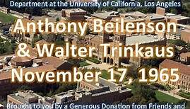 Anthony Beilenson & Walter Trinkaus debate at UCLA 11/17/1965