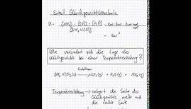 Berechnung der thermodynamischen Kenngrößen & der Gleichgewichtskonstante einer chemischen Reaktion