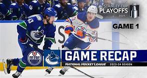 Gm 1: Oilers @ Canucks 5/8 | NHL Highlights | 2024 Stanley Cup Playoffs