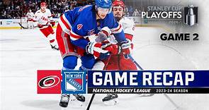Gm 2: Hurricanes @ Rangers 5/7 | NHL Highlights | 2024 Stanley Cup Playoffs