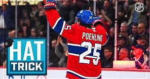 Ryan Poehling has memorable NHL debut with hat trick, shootout winner for Canadiens
