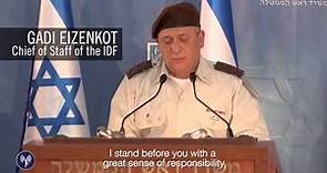 Meet the New IDF Chief of Staff: Lt. Gen. Gadi Eizenkot