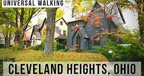 4K OHIO: Afternoon Walk In Cleveland Heights