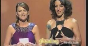 Jennifer Beals and Laurel Holloman at the 19th Glaad Awards