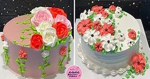 Best Flower Cake Designs For Birthday | Part 262