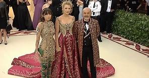 Blake Lively and Christian Louboutin at the 2018 MET Gala