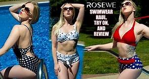 Rosewe Swimwear Haul, Try On, & Review