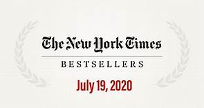 The New York Times Best Sellers Weekly Ranking - July 19, 2020