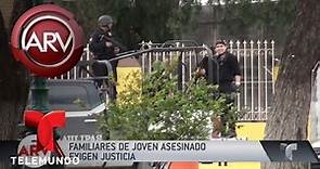 Protestas por asesinato de bombero en Nuevo Laredo | Al Rojo Vivo | Telemundo