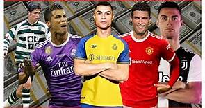 Evolution of Cristiano Ronaldo's Market Value 2004-2023