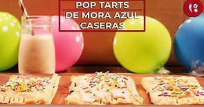 Pop tarts de mora azul caseras | Receta fácil para el Día de la niña y del niño | Directo al Paladar México