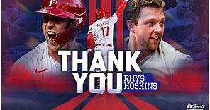 A look back on Rhys Hoskins' years with the Phillies after agreeing to a contract with Brewers