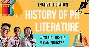 LIT | HISTORY OF PHILIPPINE LITERATURE (Tagalog Explanation)