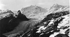 Vue du Mont Rose de Adolphe Braun - Reproduction d'art haut de gamme