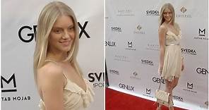 Elle Evans at Genlux Magazine Release Party with Cover Girl "Erika Christensen"