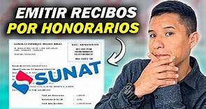 🤑 COMO emitir RECIBOS por HONORARIOS ELECTRONICOS ✅ TUTORIAL PASO a PASO [ SUNAT 2023 ]