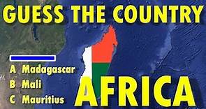Guess the Countries of Africa on the Globe Map, Geography Quiz Challenge