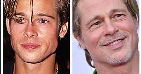 Brad Pitt transition 1990-2024 #shortvideo