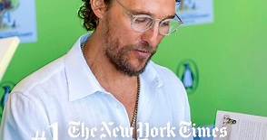 thank you #1 New York Times Bestseller #justbecausebook | Matthew McConaughey