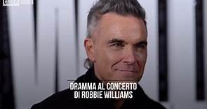 Tragedia al concerto di Robbie Williams: donna precipita dagli spalti e muore