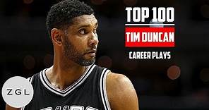 Tim Duncan Top 100 Plays (The Ultimate!)