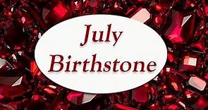 JULY Birthstone - RUBY! Learn the Crystal Wisdom Benefits of your Birthstone!